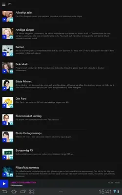 Sveriges Radio Play android App screenshot 12