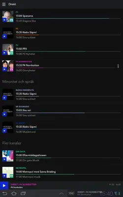 Sveriges Radio Play android App screenshot 15